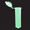 2.0ml Green Microtube, Flat Top, Graduated, Frosted, P.P.