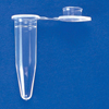 AdvanTech� 0.2ml Microtubes w. Hinged Flat Caps