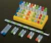 Yellow 50-Place Rack for Cryo Vials