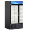 49 ft Refrigerator with Swing Glass Double Door & Cassette Refrigeration System, 115V