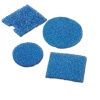 30.2 x 25.4 mm Biopsy Foam Pad, Blue, Non Sterile, Bulk, 1000/pk
