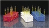 White Rectangular Autoclavable Rack; 13mm tubes