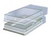 PCR Storage Box (Stackable) Transparent Lid w. White Base Only