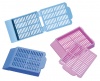 White Tissue Processing / Embedding cassettes w. lid | 45� Angle