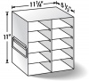 Upright Freezer Racks for Standard 2" Boxes - 10 Place