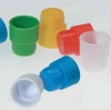 Blue Plug Caps for 17x120mm Conical Bottom Tubes, PE, Bulk