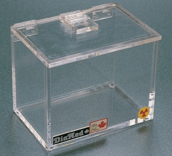 Hinged Lid, B-Disposal & Storage Box, 9.25"L x 6.25"W x 7.25"H