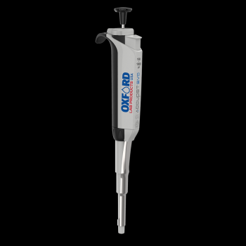 100-1000uL Oxford Accupet Evo Pipette, Manual, Fully Autoclavable, Universal Tip Compatibility, Larg