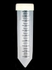 50ml Centrifuge Tube w. White Cap; Sterile; PP