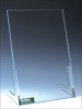 Angled (No Base) Benchtop Shield, 12"W x 18"H x 6.5"D