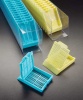 Biopsy Processing/Embedding Cassette, Bases & Separate Lids, Yellow, Non Sterile, Quick Load Sleeves