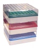 Blue 2" Cryovial Boxes, 76mm x 76mm x 52mm H, 25 Place