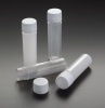 6.5 ml Scintaillation Vials with White Snap-Twist Caps, PE, 16 x 57 mm, Bulk, 1000/pk