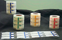 Roll of 500 Sets of Microtube Labels - Blue
