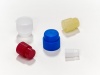 Caps Stoppers for 12x75mm Tubes, Yellow, Bulk, 1000/pk