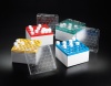 Cryostore Storage Box for 10 ml Cryogenic Tubes, Yellow, 10/pk