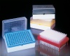 1.1ml Microtube System, 12x8-Strip Sterile Tubes, Red Tray, 12 x 8/pk