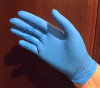 Medium DiaSILK Extra Silky Nitrile Glove, 3.9 mil Thick, Finger Textured, Beaded Cuff, 100/box