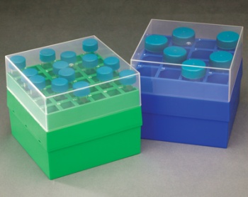 Green Freezer Rack for 36x15ml Tubes