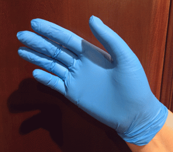 Extra-Small DiaSILK Extra Silky Nitrile Glove, 3.9 mil Thick, Finger Textured, Beaded Cuff, 100/box